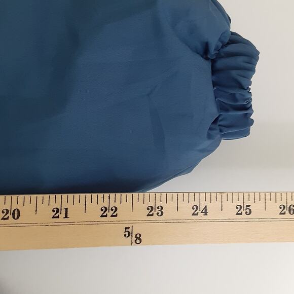 MurmurBear Baby Bunting Thermal Snowsuit Diaper Zip Blue Faux Fur Toddler 2T - Picture 15 of 15